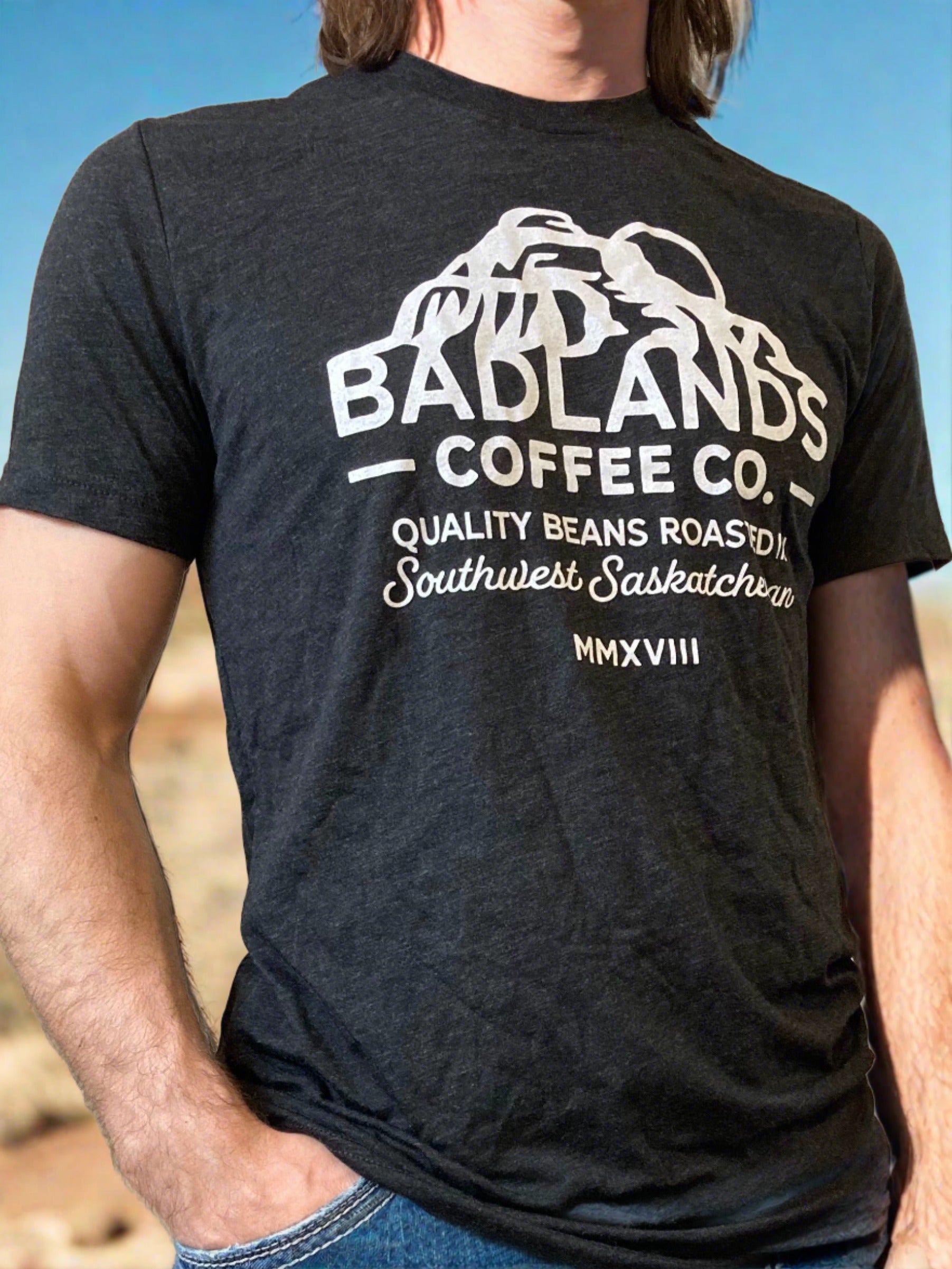 Badlands T-shirt - Charcoal Black